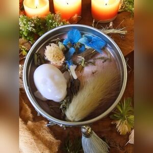 Wicca candle with a gift of protection inside. Breakups. Paganism. With...